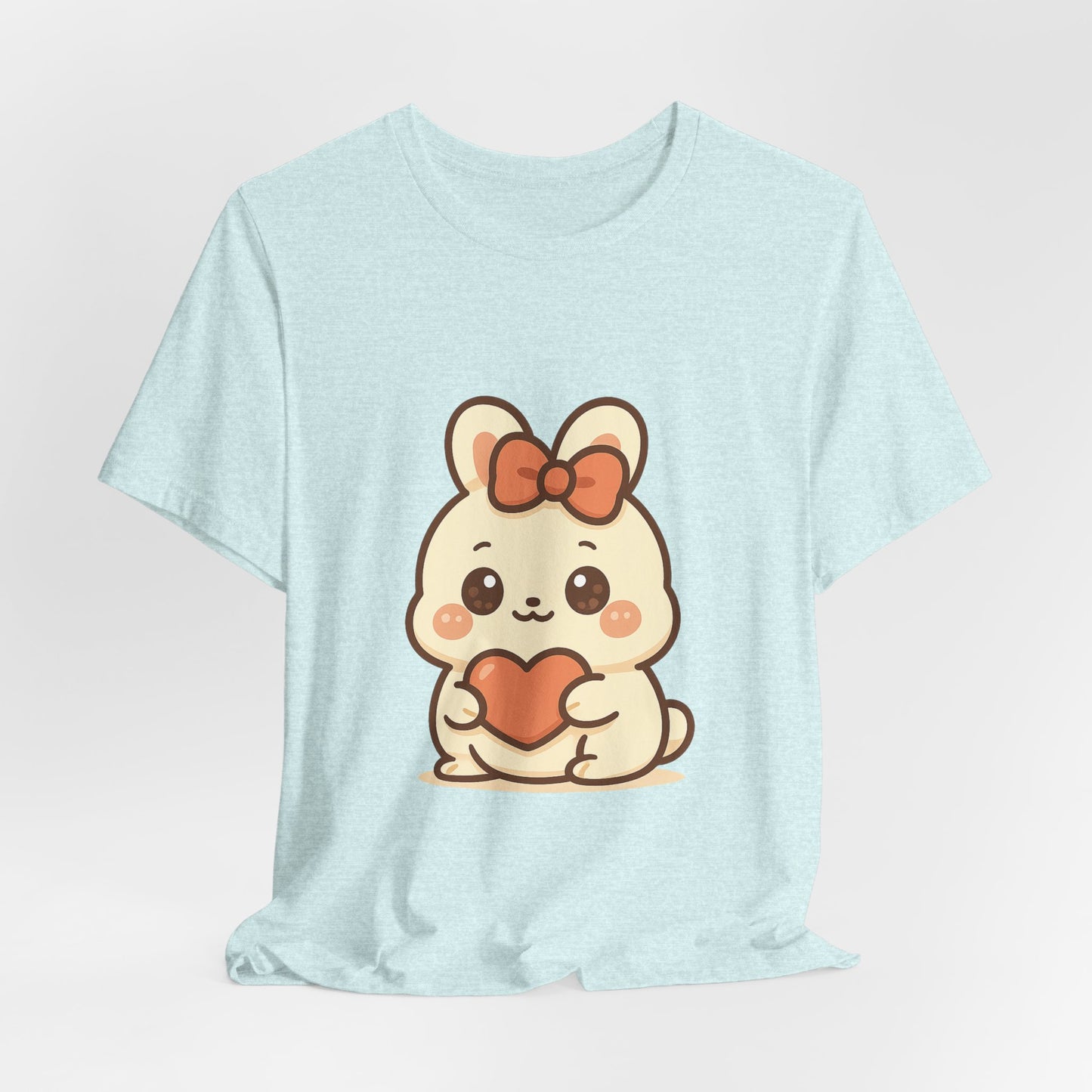 Schattig Kawaii Konijntje met Hart T-Shirt