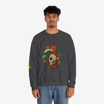 Skull Surf Kerst Sweater