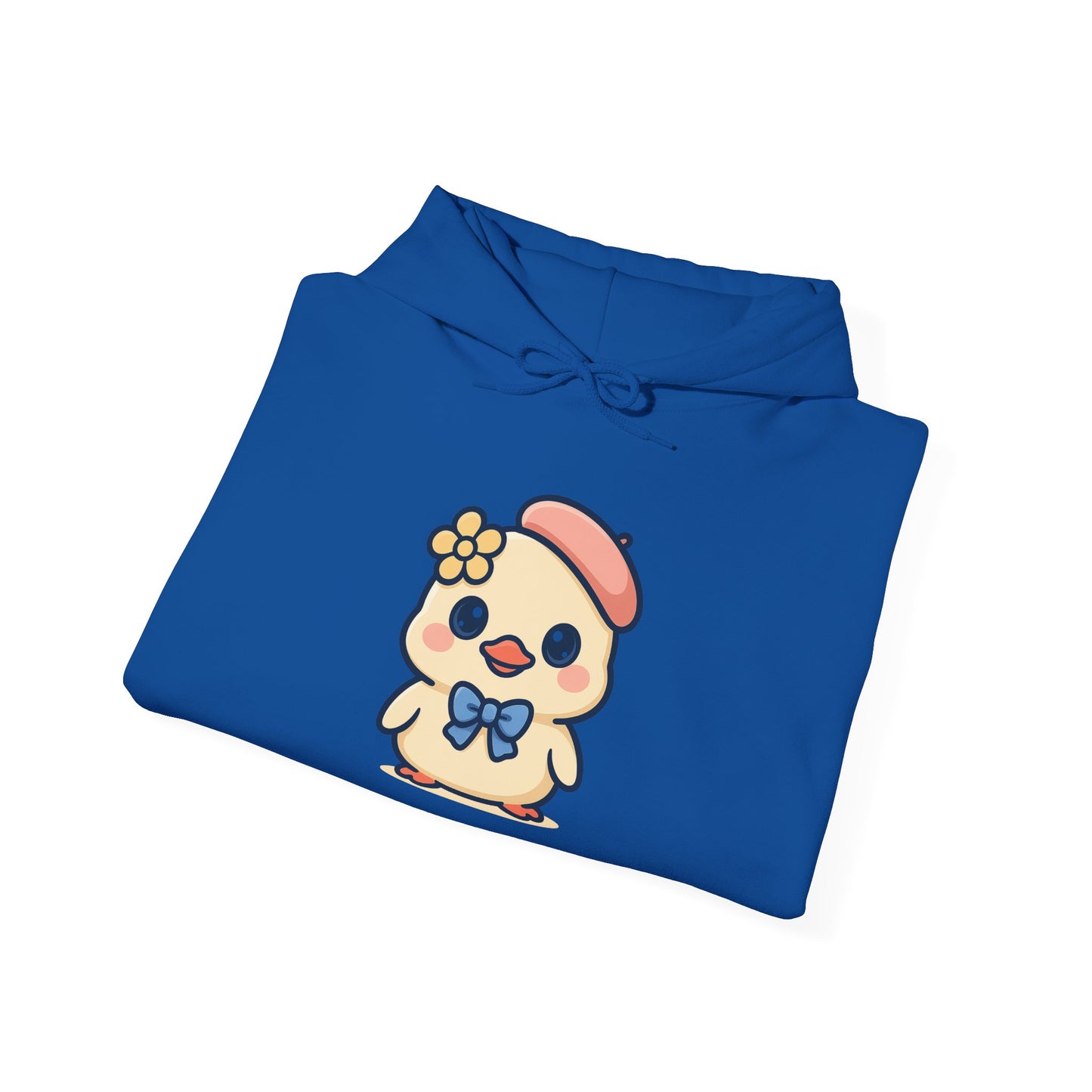 Kawaii Kuiken Hoodie – Met Baret en Bloemetje