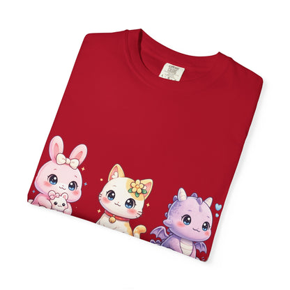 Schattig Pastel Dieren T-Shirt