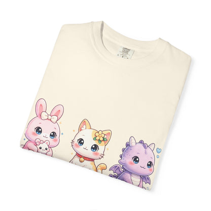 Schattig Pastel Dieren T-Shirt
