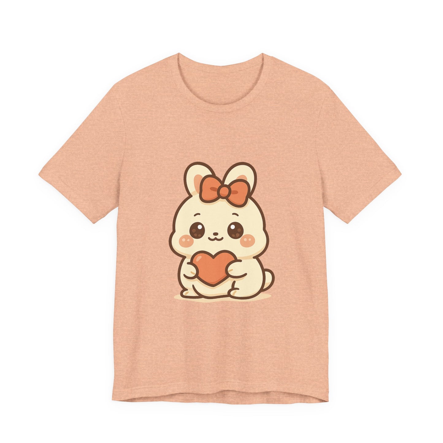 Schattig Kawaii Konijntje met Hart T-Shirt