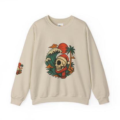 Skull Surf Kerst Sweater