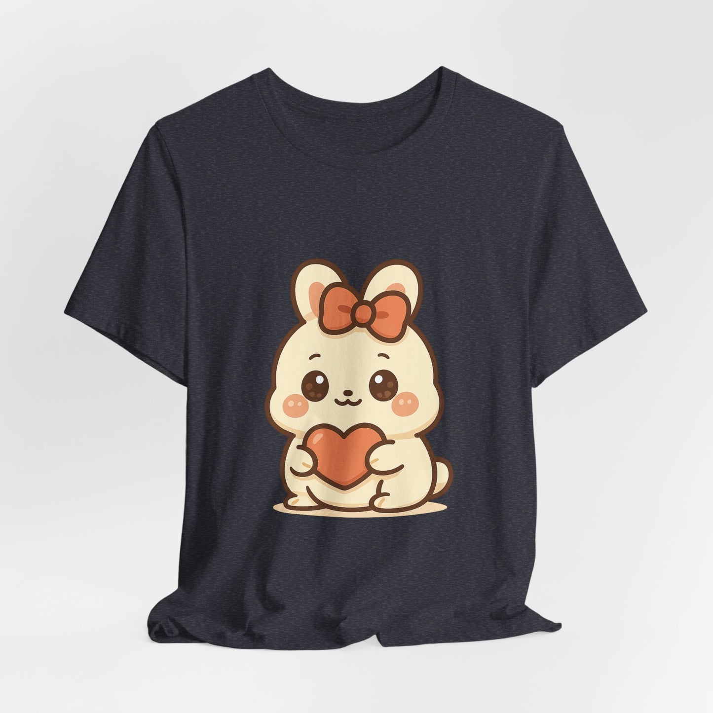 Schattig Kawaii Konijntje met Hart T-Shirt