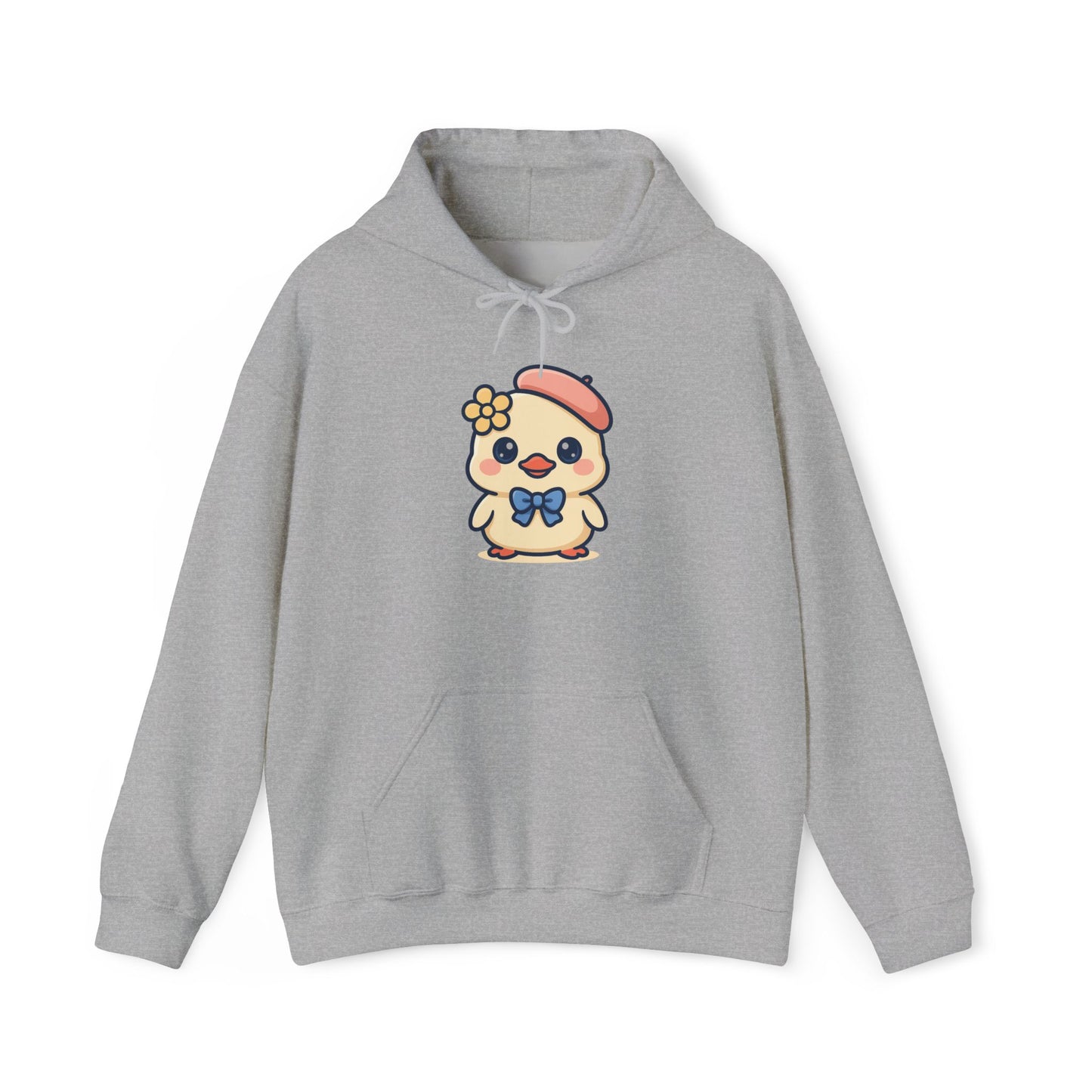 Kawaii Kuiken Hoodie – Met Baret en Bloemetje