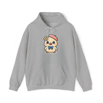 Kawaii Kuiken Hoodie – Met Baret en Bloemetje