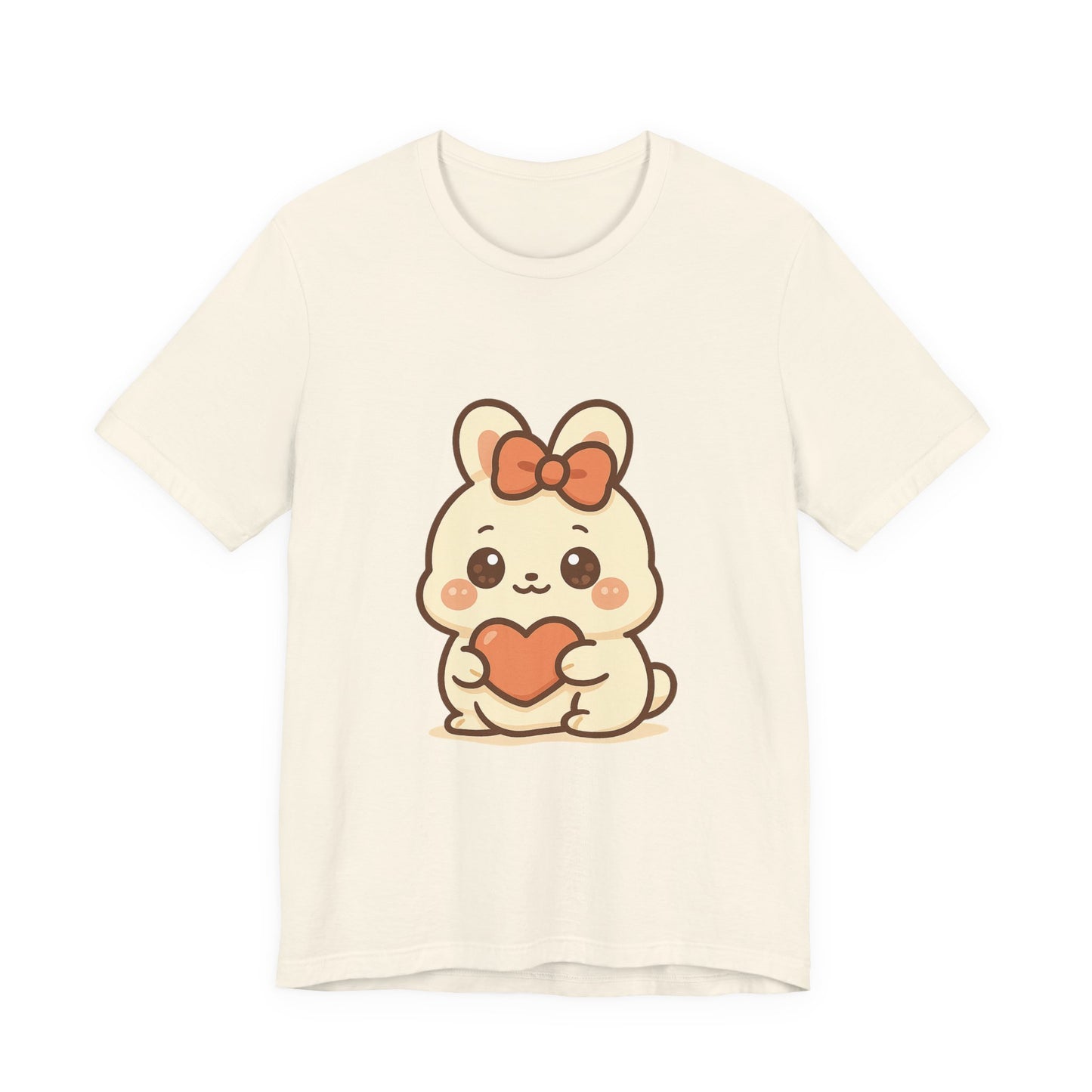 Schattig Kawaii Konijntje met Hart T-Shirt