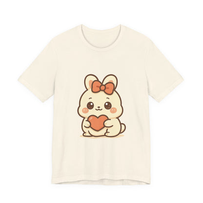 Schattig Kawaii Konijntje met Hart T-Shirt