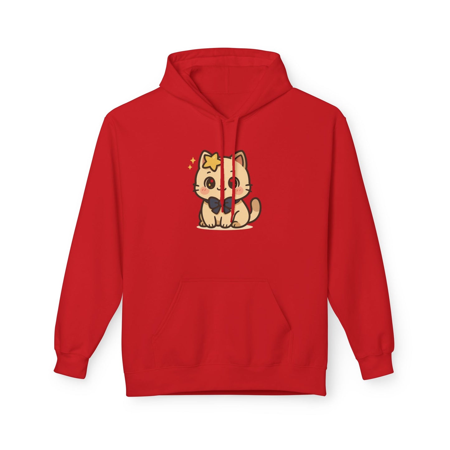 Schattige Kawaii Kat Hoodie met Sterretje
